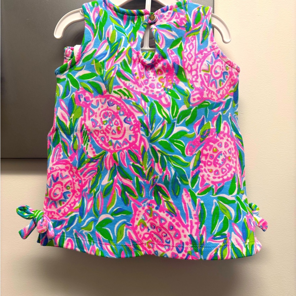 Like new Lilly Pulitzer baby Lilly knit shift in Frenchie blue size 6-12 mo